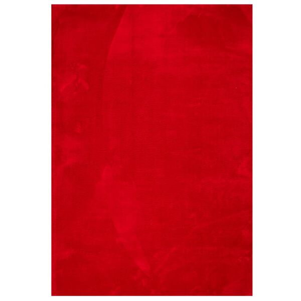 vidaXL Tappeto a Pelo Corto HUARTE Morbido e Lavabile Rosso 160x230cm