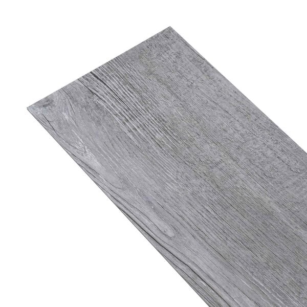 vidaXL Tavole per Pavimenti 18 pcs Grigio 2,51 m&sup2; PVC