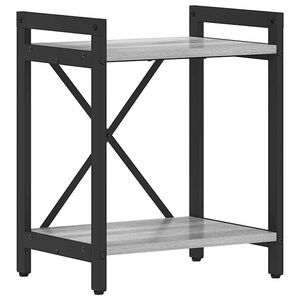 vidaXL Libreria 40 x 30 x 50 cm Legno ingegnerizzato Grigio sonoma