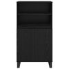 vidaXL Credenza Nero 60 x 36 x 110 cm Legno multistrato