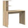 vidaXL Scrivania Rovere Sonoma 102 x 50 x 124 cm Legno ingegnerizzato