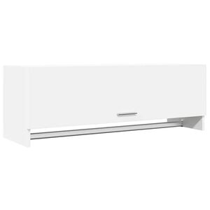 vidaXL Armadio Bianco 100x32,5x35 cm in Legno Multistrato