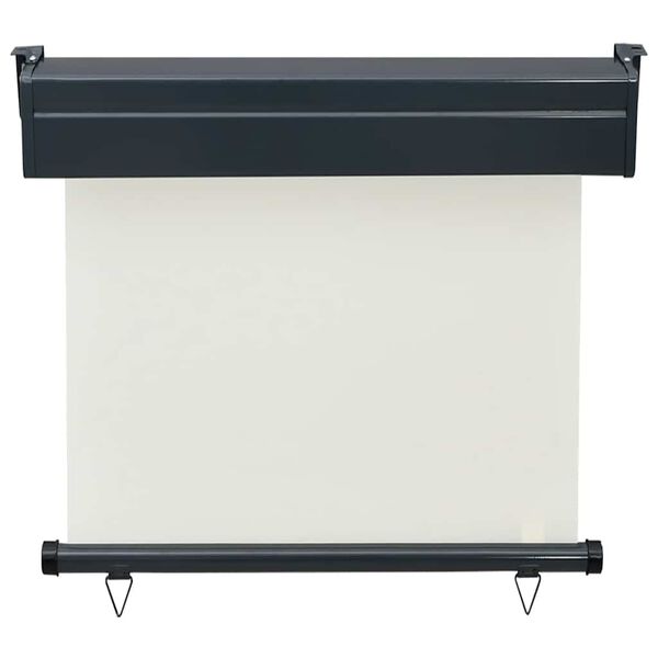 vidaXL Tendalino Laterale per Balcone 85x250 cm Crema