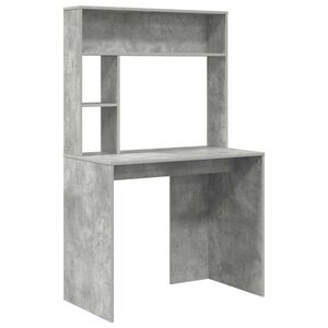 vidaXL Scrivania Grigio cemento 91 x 50 x 149 cm Legno ingegnerizzato
