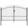vidaXL Cancello Doppio Woerden Grigio 299,5 x 224,5 cm Acciaio