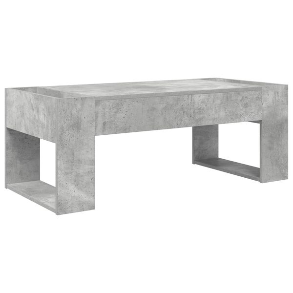 vidaXL Tavolino da salotto Grigio cemento 110 x 50 x 41 cm