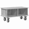 vidaXL Supporto TV 68,5 x 35 x 35 cm Grigio Sonoma