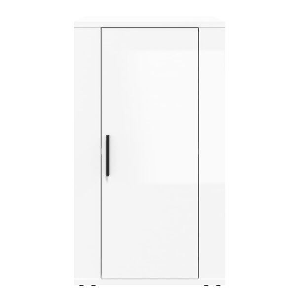 vidaXL Credenza Bianco Lucido 40x33x70 cm in Legno Multistrato