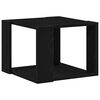 vidaXL Tavolino da salotto Rovere Nero 40 x 40 x 30 cm