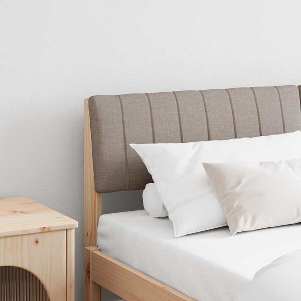 vidaXL Testiera imbottita Talpa 160 cm Pino massello