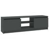 vidaXL Mobile Porta TV Grigio 120x30x35,5 cm in Legno Multistrato