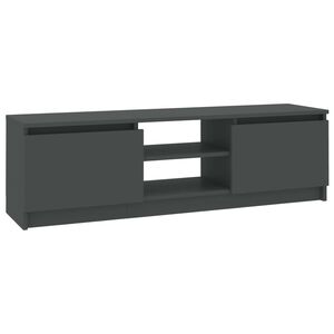 vidaXL Mobile Porta TV Grigio 120x30x35,5 cm in Legno Multistrato