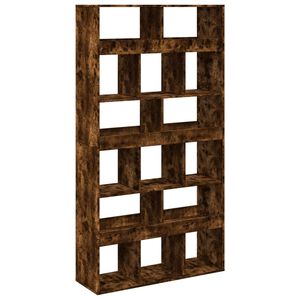 vidaXL Libreria Rovere Fumo 100x33x187,5 cm in Truciolato