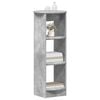vidaXL Mobile laterale Grigio Cemento 40 x 40 x 100 cm