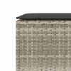 vidaXL Panca da Giardino con Cuscino 110x30x40,5 cm in Polyrattan