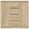 vidaXL Credenza con Cassetti Rovere Sonoma 100,5x35x98,5 cm Truciolato