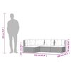 vidaXL Set Divani da Giardino 4 pz con Cuscini in Polyrattan Grigio