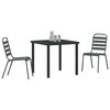 vidaXL Set da Pranzo per Giardino 3 pcs Antracite