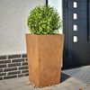 vidaXL Fioriera da Giardino 45x45x75 cm in Acciaio Corten