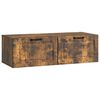vidaXL Mobile Porta TV da Muro Rovere Fumo 98 x 41 x 30 cm