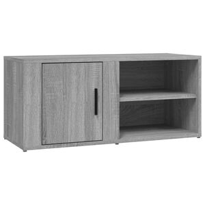 vidaXL Mobile Porta TV Grigio Sonoma 80x31,5x36 cm Legno Multistrato
