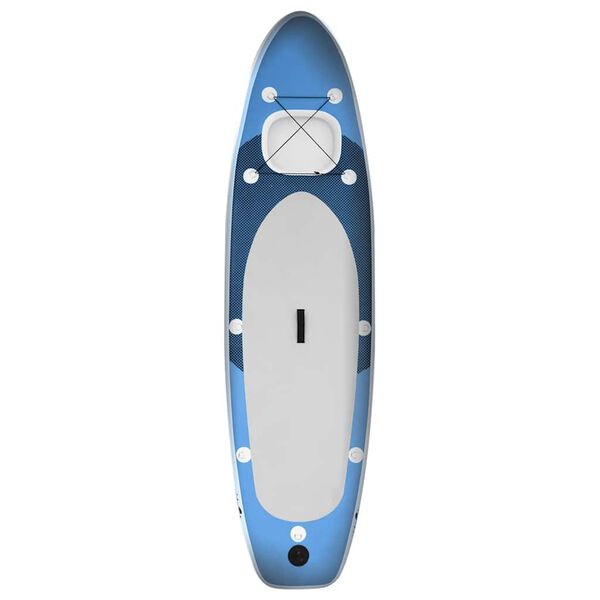 vidaXL Set Tavola da SUP Gonfiabile Blu 300x76x10 cm