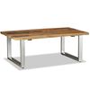 vidaXL Tavolino da Salotto in Legno Massello Recuperato 100x60x38 cm