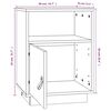 vidaXL Comodino 40x34x55 cm in Legno Massello di Pino