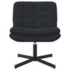 vidaXL Poltrona Relax con Base Girevole Nero 63 x 75 x 76 cm Velluto