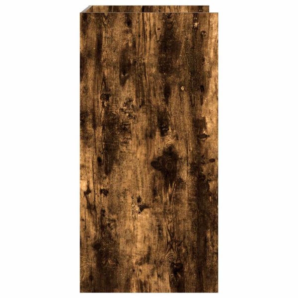 vidaXL Mobiletto per lavatrice Rovere fum&eacute; 67,5 x 48 x 97 cm