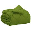 vidaXL Piumone Completo Annuale Verde 155 x 200 cm Microfibra