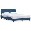 vidaXL Giroletto senza Materasso Hanko Blu 120x200 cm in Tessuto