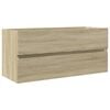 vidaXL Mobile Lavabo Bagno Rovere Sonoma 100x38,5x45 cm in Truciolato