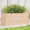 vidaXL Fioriera da Giardino 110x40x46 cm in Legno Massello di Pino