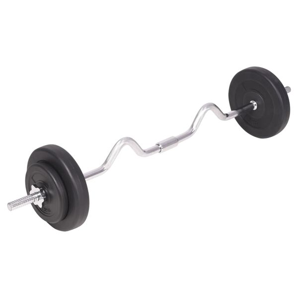 vidaXL Set Bilanciere e Manubri da 90 kg