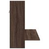 vidaXL Scrivania a Parete Rovere Marrone 105x48x75cm Legno Multistrato