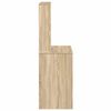 vidaXL Scrivania Mensole Rovere Sonoma 100x45x140 cm Legno Multistrato