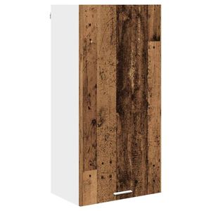 vidaXL Armadio pensile Legno Antico e Bianco 50 x 31 x 100 cm