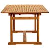 vidaXL Set Pranzo da Giardino 7pz Legno Massello di Acacia e Textilene