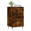 vidaXL Credenza Rovere Fumo 40x35x70 cm in Legno Multistrato