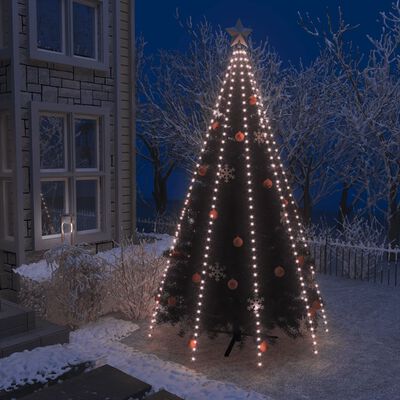 vidaXL Rete di Luci per Albero di Natale con 400 LED 400 cm