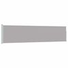 vidaXL Tenda Laterale Retrattile per Patio 117x500 cm Grigia