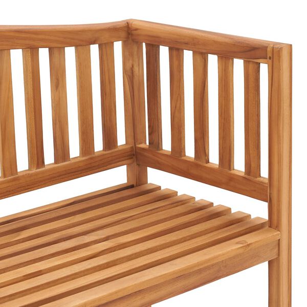vidaXL Panca da Giardino 150 cm in Legno Massello di Teak