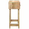 vidaXL Tavolo Consolle 90x32x75 cm in Legno Massello di Mango Grezzo