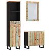 vidaXL Set Mobili da Bagno 3 pz in Legno Massello di Recupero