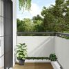 vidaXL Paravento da Balcone Bianco 700x120 cm in PVC