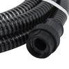 vidaXL Tubo di Aspirazione con Raccordi in Ottone Nero 1" 7 m in PVC