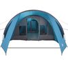 vidaXL Tenda a tunnel con tetto Blu e Grigio 778 x 356 x 210 cm