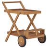 vidaXL Carrello da T&egrave; in Legno Massello di Teak