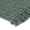 vidaXL Copriletto in Cotone 125x150 cm Verde Scuro